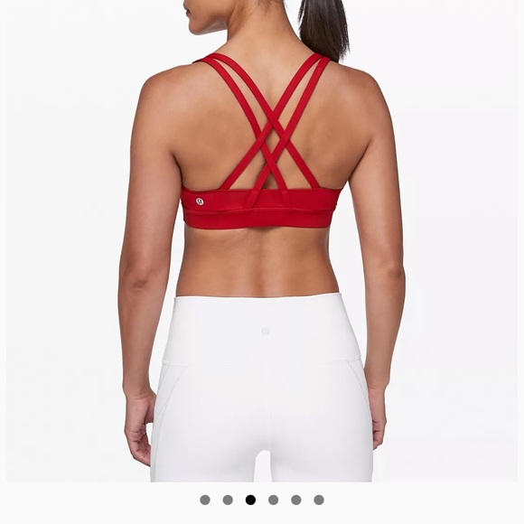 Lululemon Red Energy Bra size 6 NWT 🎈 - Picture 3 of 9